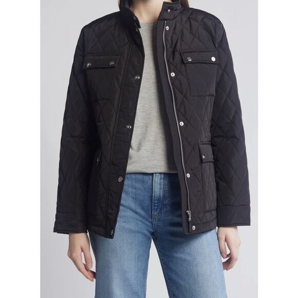 Lauren Ralph Lauren Recycled Polyester Diamond Quilt Jacket Size Small - Picture 1 of 16